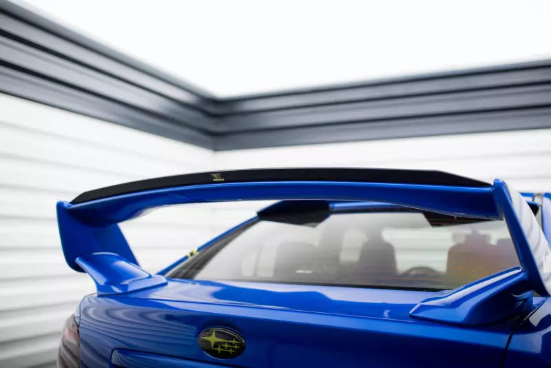 Maxton Design Heckspoiler Lippe für Subaru Impreza WRX STI 2014-2021 Hochglanz schwarz – Ansicht 1