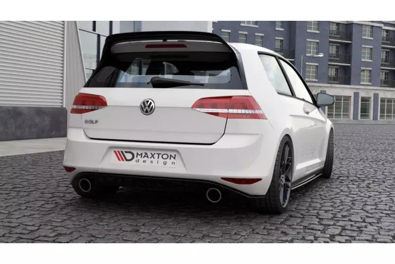 Maxton Design Heckspoiler Lippe für VW Golf 7 GTI Clubsport Hochglanz schwarz – Ansicht 1