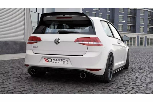 Maxton Design Heckspoiler Lippe für VW Golf 7 GTI Clubsport Hochglanz schwarz – Ansicht 1