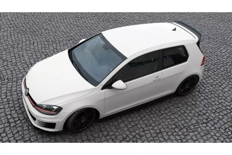 Maxton Design Heckspoiler Lippe für VW Golf 7 GTI Clubsport Hochglanz schwarz – Ansicht 2