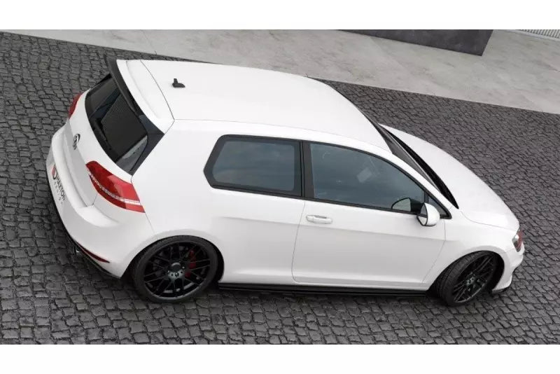 Maxton Design Heckspoiler Lippe für VW Golf 7 GTI Clubsport Hochglanz schwarz – Ansicht 3