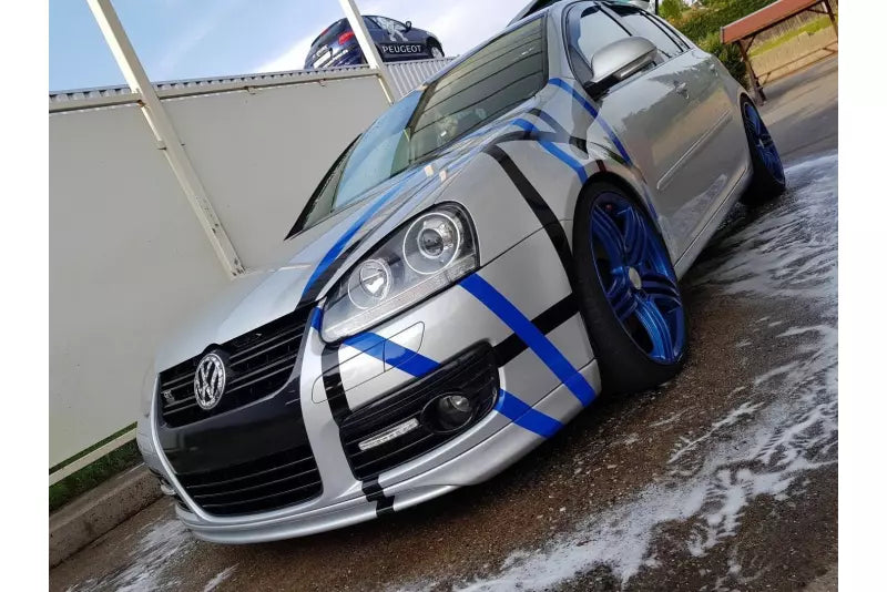 Maxton Design Frontlippe für VW Golf 5 GTI Schwarz Matt – Ansicht 2