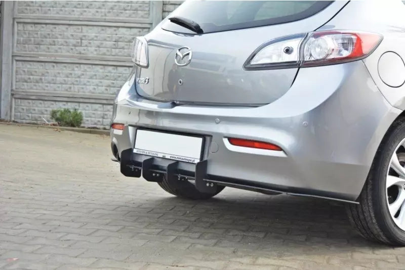 Maxton Design Street Pro Heckdiffusor für Mazda 3 Mk2 Sport vor Facelift – Ansicht 3