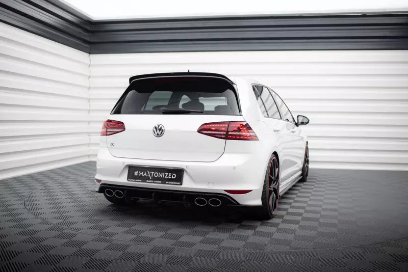 Maxton Design Street Pro Heckdiffusor für VW Golf 7 R / R-Line Hatchback matt schwarz – Ansicht 1