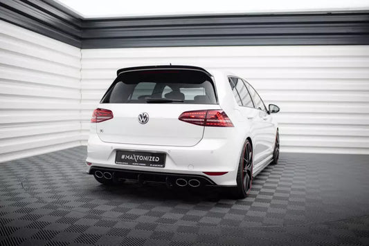 Maxton Design Street Pro Heckdiffusor für VW Golf 7 R / R-Line Hatchback matt schwarz – Ansicht 1