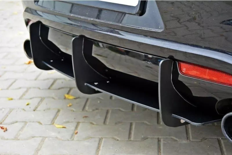 Maxton Design Street Pro Heckdiffusor für VW Scirocco 3 R matt schwarz – Ansicht 2