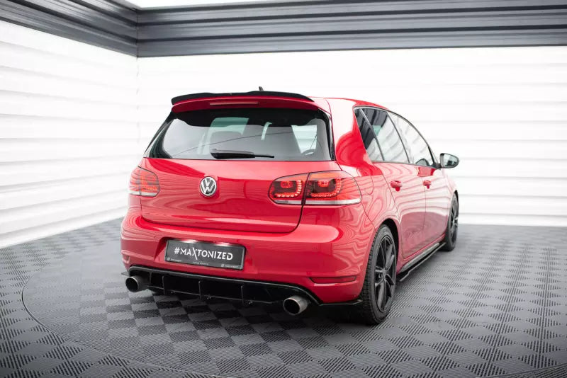 Maxton Design Street Pro Heckdiffusor für VW Golf 6 GTI / 35TH matt schwarz – Ansicht 1