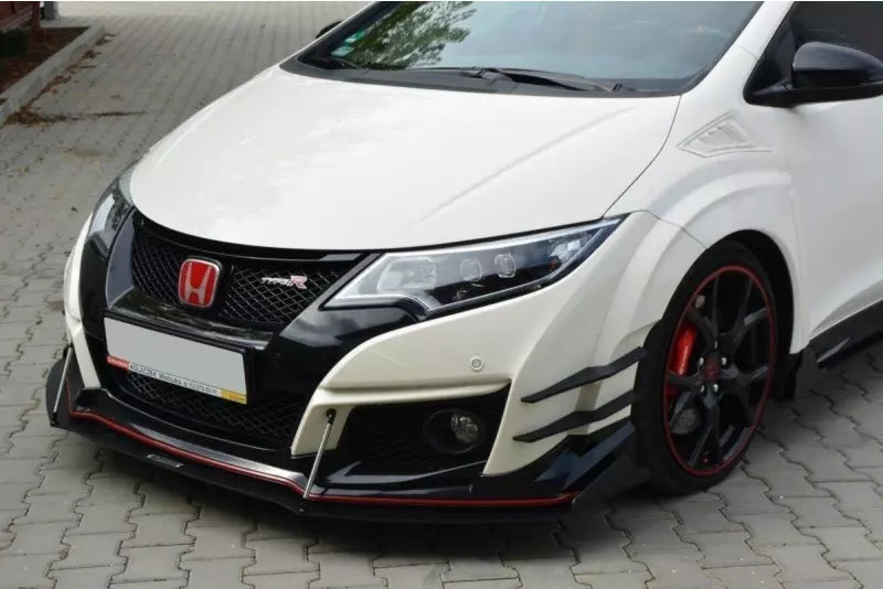 Maxton Design Street Pro Stoßstangen Flaps Wings für Honda Civic IX Mk9 Type R – Ansicht 1