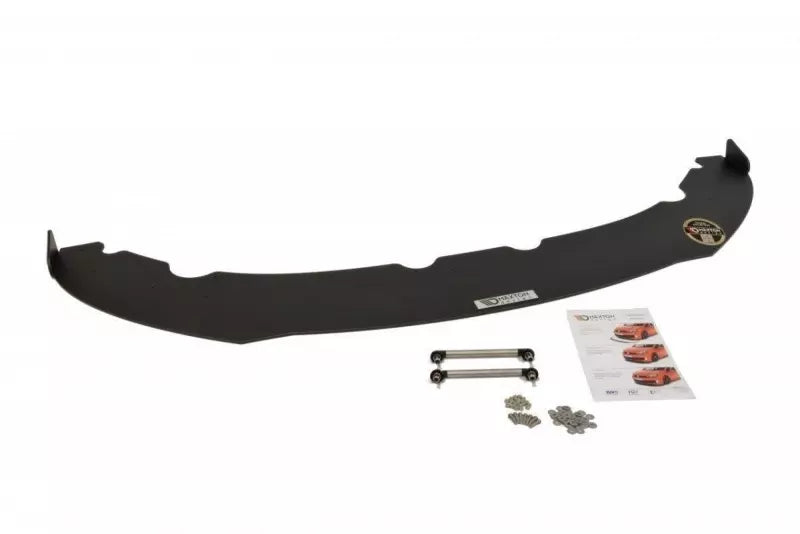 Maxton Design Street Pro Frontlippe für BMW 4er F32 F33 F36 M-Paket Schwarz – Ansicht 1