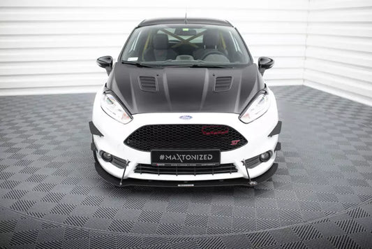 Maxton Design Street Pro Frontlippe V.1 für Ford Fiesta ST Mk7 Facelift – Ansicht 1