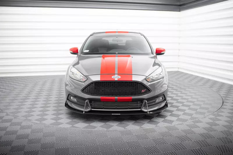 Maxton Design Street Pro Frontlippe V.2 für Ford Focus ST Mk3 Facelift – Ansicht 1