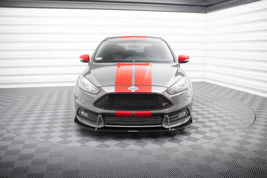 Maxton Design Street Pro Frontlippe V.2 für Ford Focus ST Mk3 Facelift – Ansicht 1