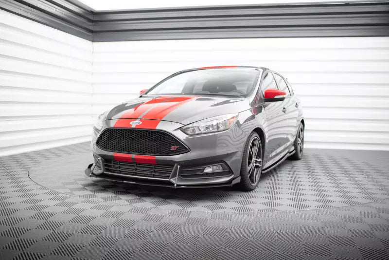Maxton Design Street Pro Frontlippe V.2 für Ford Focus ST Mk3 Facelift – Ansicht 2