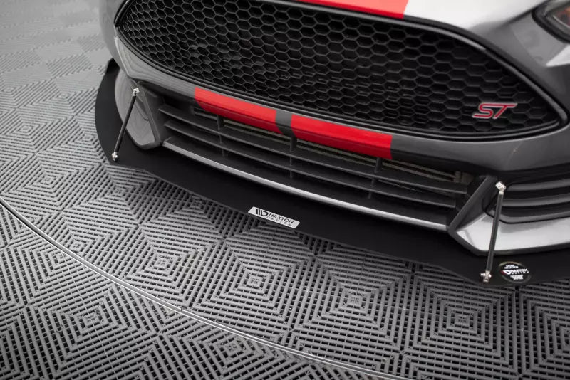 Maxton Design Street Pro Frontlippe V.2 für Ford Focus ST Mk3 Facelift – Ansicht 3