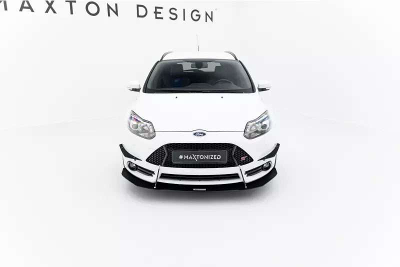 Maxton Design Street Pro Frontlippe für Ford Focus ST Mk3 vor Facelift – Ansicht 2