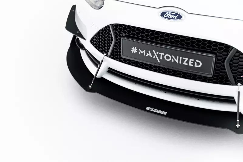 Maxton Design Street Pro Frontlippe für Ford Focus ST Mk3 vor Facelift – Ansicht 3