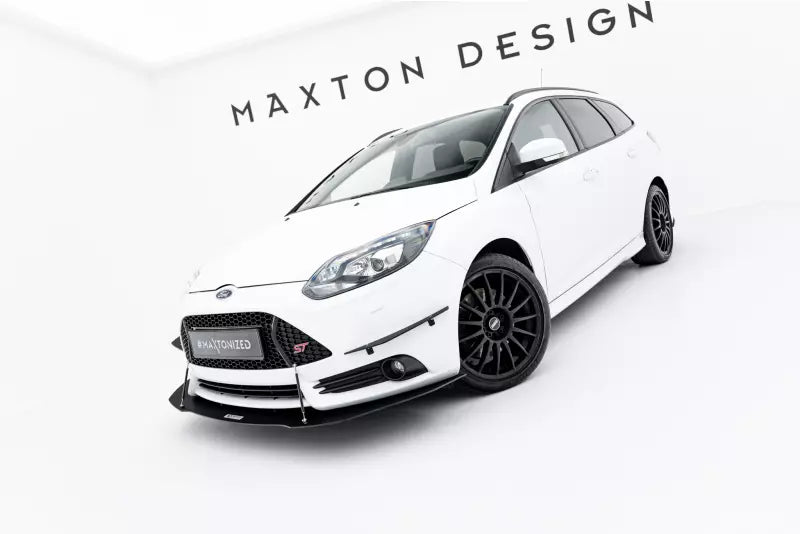 Maxton Design Street Pro Frontlippe für Ford Focus ST Mk3 vor Facelift – Ansicht 4
