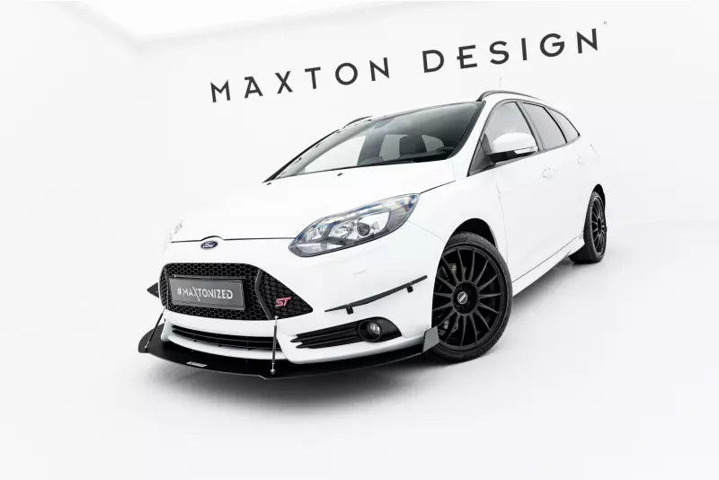 Maxton Design Street Pro Frontlippe V.2 für Ford Focus ST Mk3 vor Facelift – Ansicht 1