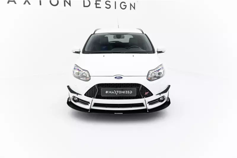 Maxton Design Street Pro Frontlippe V.2 für Ford Focus ST Mk3 vor Facelift – Ansicht 2