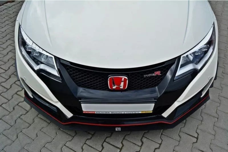 Maxton Design Street Pro Frontlippe für Honda Civic IX Mk9 Type R schwarz – Ansicht 1