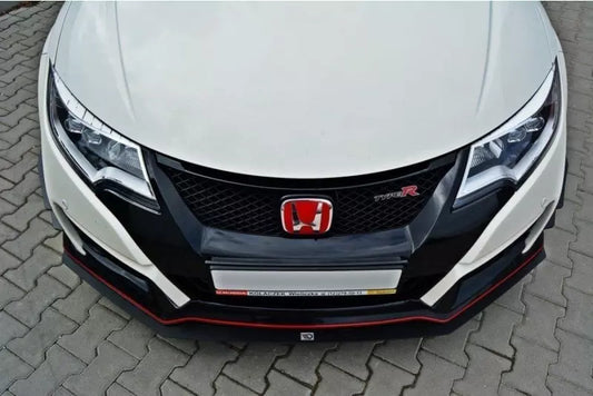 Maxton Design Street Pro Frontlippe für Honda Civic IX Mk9 Type R schwarz – Ansicht 1