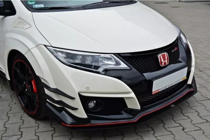 Maxton Design Street Pro Frontlippe für Honda Civic IX Mk9 Type R schwarz – Ansicht 2
