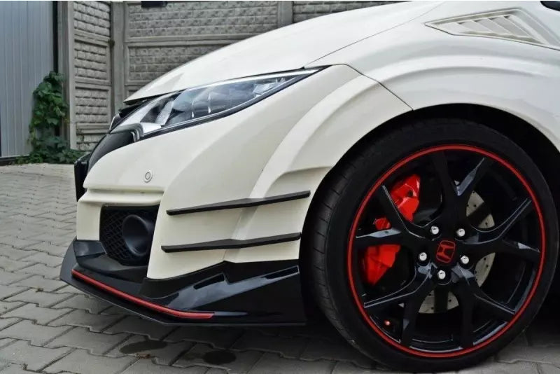 Maxton Design Street Pro Frontlippe für Honda Civic IX Mk9 Type R schwarz – Ansicht 3