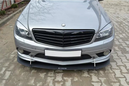 Maxton Design Street Pro Frontlippe für Mercedes C-Klasse W204 AMG-Line vor Facelift – Ansicht 1