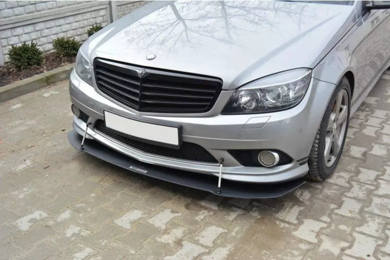 Maxton Design Street Pro Frontlippe für Mercedes C-Klasse W204 AMG-Line vor Facelift – Ansicht 2
