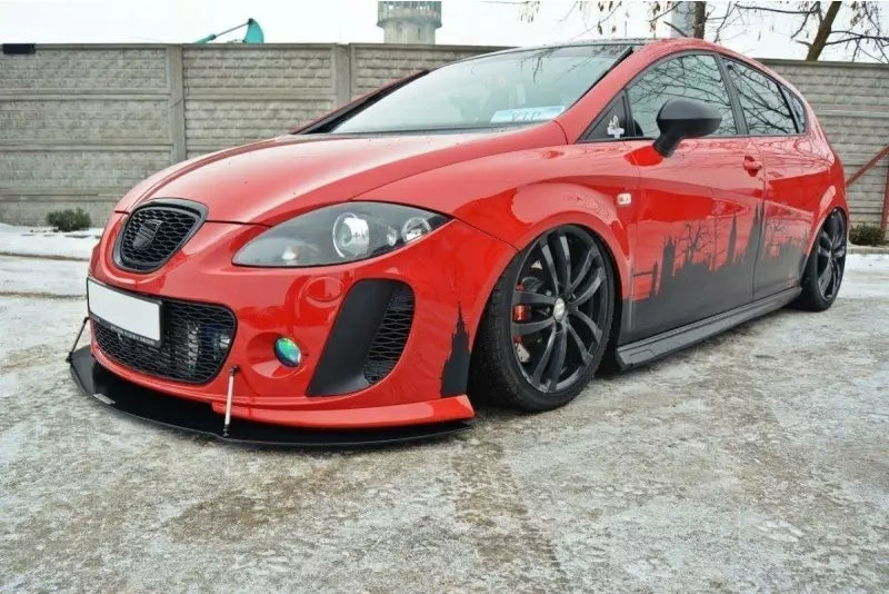 Maxton Design Street Pro Frontlippe V.2 für Seat Leon 2 (Typ 1P) MS Design – Ansicht 3