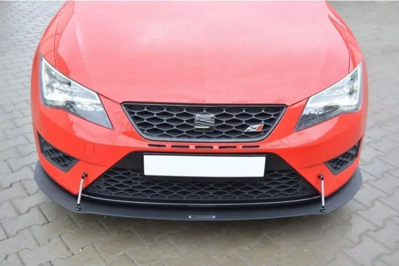 Maxton Design Street Pro Frontlippe für Seat Leon 3 (Typ 5F) Cupra / FR – Ansicht 1