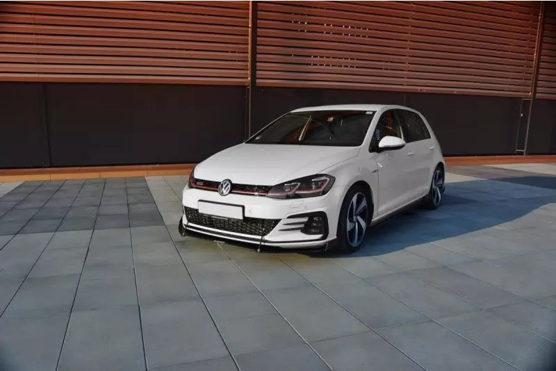 Maxton Design Street Pro Frontlippe V.2 für VW Golf 7 GTI / GTD Facelift ab 03/2017 – Ansicht 1