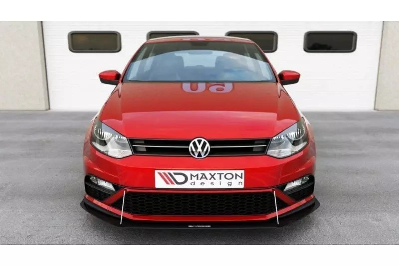 Maxton Design Street Pro Frontlippe für VW Polo 5 GTI Facelift – Ansicht 1