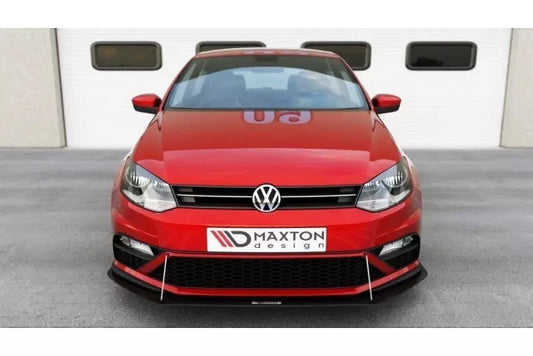 Maxton Design Street Pro Frontlippe für VW Polo 5 GTI Facelift – Ansicht 1
