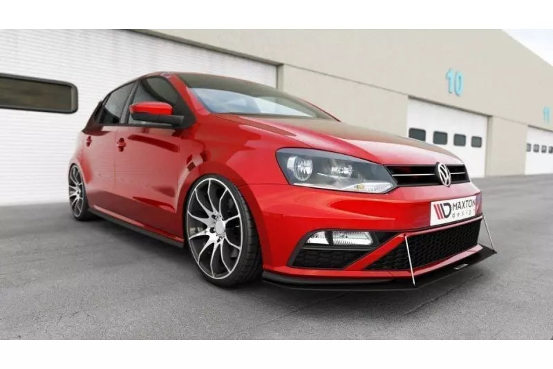 Maxton Design Street Pro Frontlippe für VW Polo 5 GTI Facelift – Ansicht 2