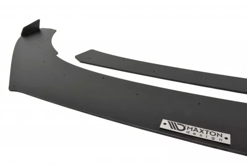 Maxton Design Street Pro Frontlippe V.2 mit Flaps für VW Polo 5 GTI Facelift schwarz – Ansicht 4