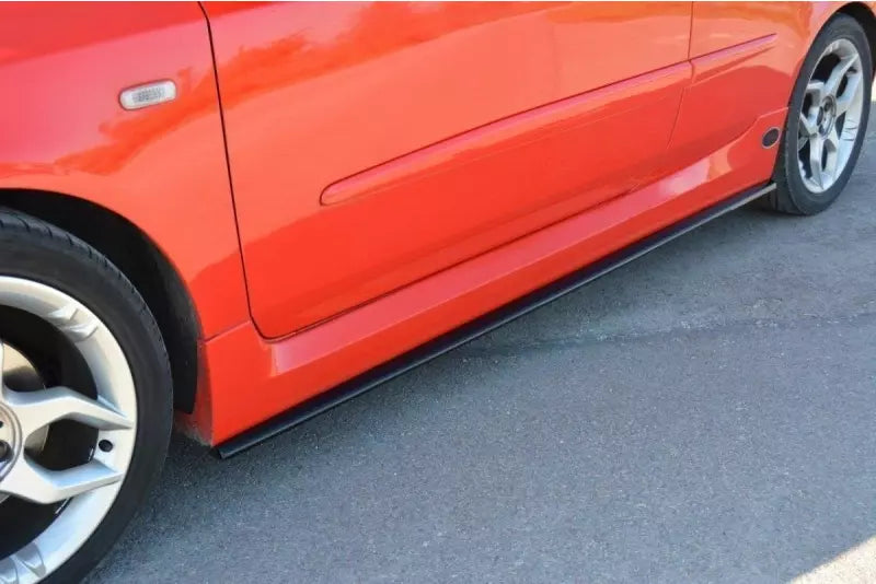 Maxton Design Seitenschweller (Paar) für Fiat Stilo Schumacher ED Hochglanz schwarz – Ansicht 1