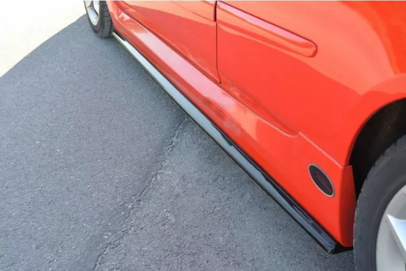 Maxton Design Seitenschweller (Paar) für Fiat Stilo Schumacher ED Hochglanz schwarz – Ansicht 2