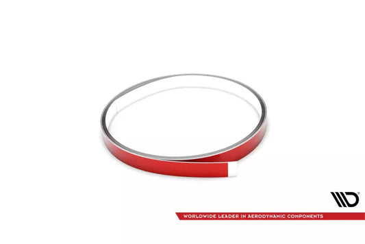 Maxton Design Zierstreifen Rot für Frontlippen, Diffusoren und Seitenschweller – Ansicht 1