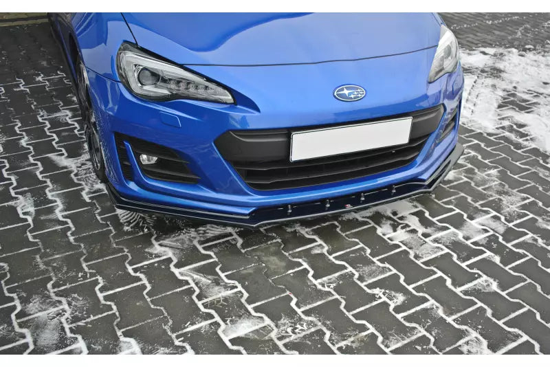 Maxton Design Frontlippe V.1 für Subaru BRZ Facelift Hochglanz schwarz – Ansicht 1