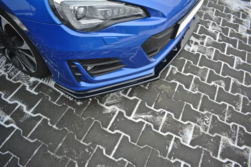 Maxton Design Frontlippe V.1 für Subaru BRZ Facelift Hochglanz schwarz – Ansicht 2