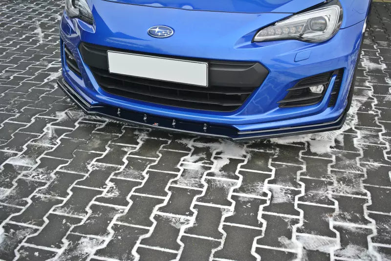 Maxton Design Frontlippe V.1 für Subaru BRZ Facelift Hochglanz schwarz – Ansicht 3