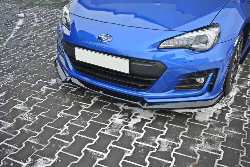 Maxton Design Frontlippe V.3 für Subaru BRZ Facelift Hochglanz schwarz – Ansicht 1