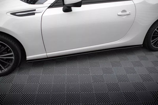 Maxton Design Seitenschweller (Paar) V.1 für Subaru BRZ / Toyota GT86 Facelift Hochglanz schwarz – Ansicht 1