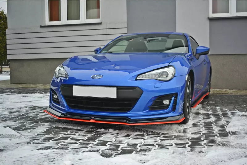 Maxton Design Frontlippe V.5 für Subaru BRZ Facelift Hochglanz schwarz – Ansicht 1