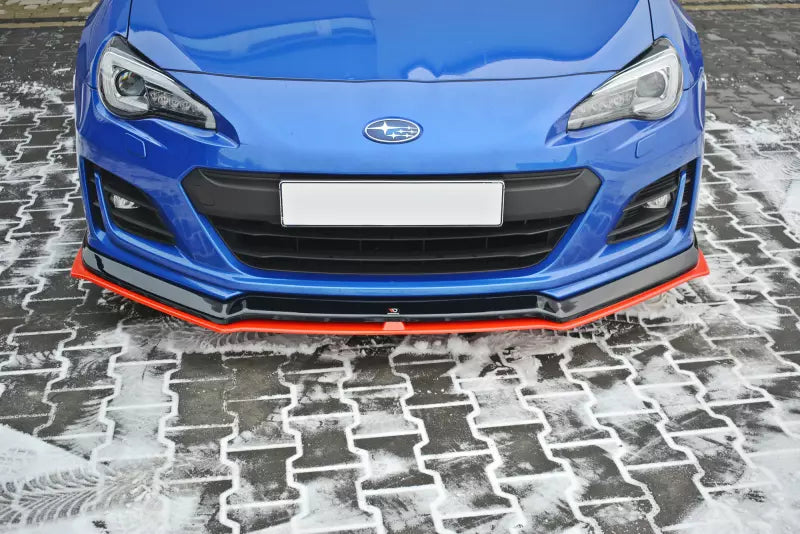 Maxton Design Frontlippe V.5 für Subaru BRZ Facelift Hochglanz schwarz – Ansicht 2