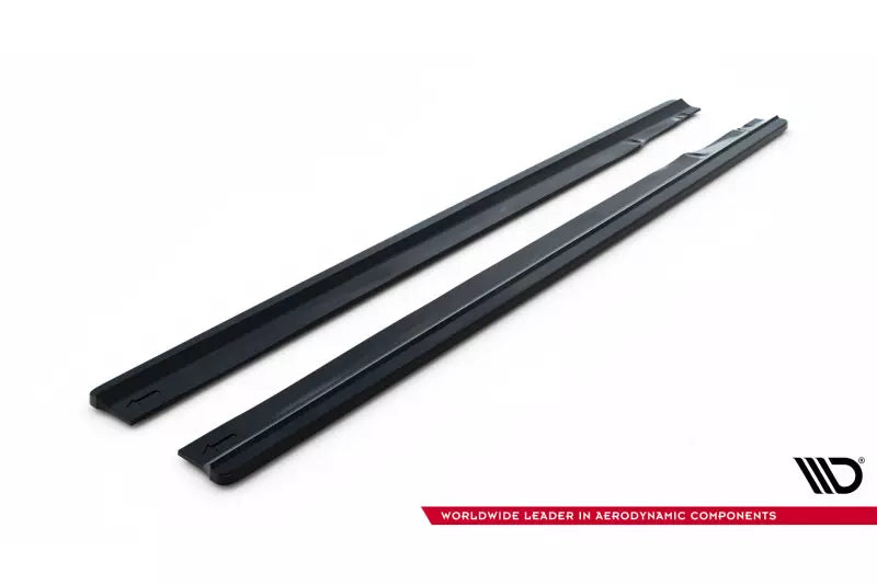 Maxton Design Seitenschweller (Paar) für Audi A8 D4 Hochglanz schwarz – Ansicht 4