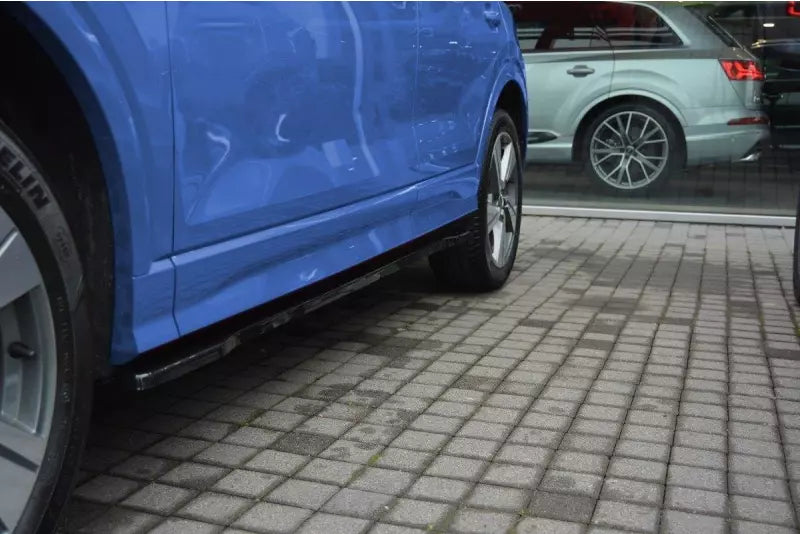 Maxton Design Seitenschweller (Paar) für Audi Q2 Hochglanz schwarz – Ansicht 1