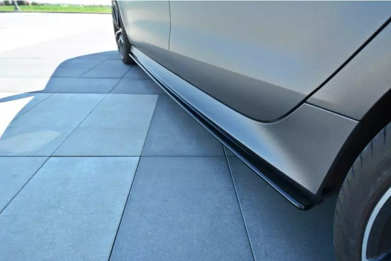 Maxton Design Seitenschweller (Paar) für Audi RS7 C7 Facelift Hochglanz schwarz – Ansicht 1