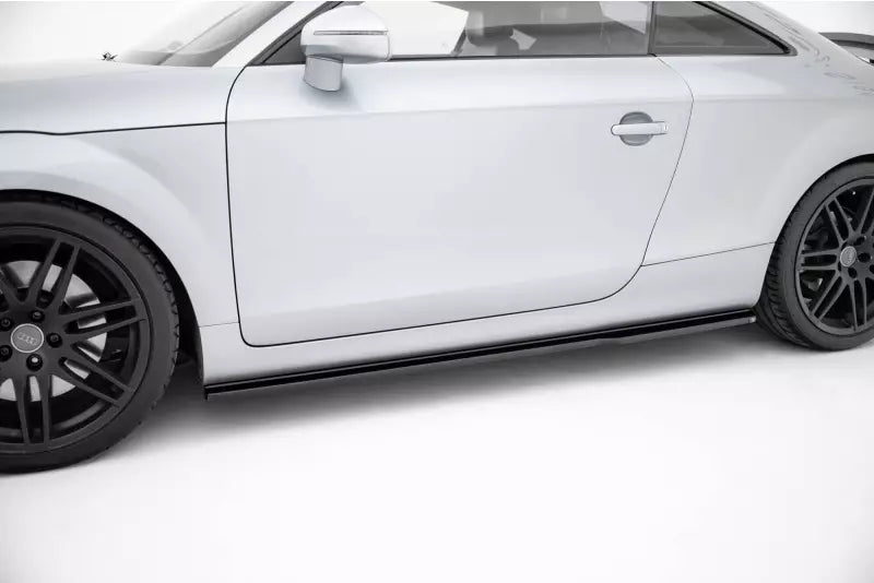 Maxton Design Seitenschweller (Paar) für Audi TT S / TT S-Line 8J Hochglanz schwarz – Ansicht 1